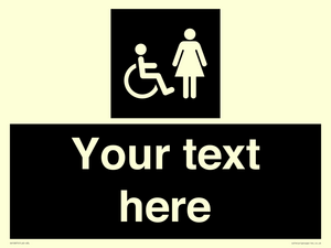 Custom information: black panel disabled and female